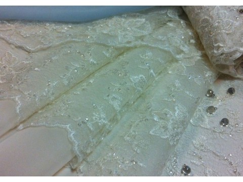 Модные ткани и материалы свадебных платьев