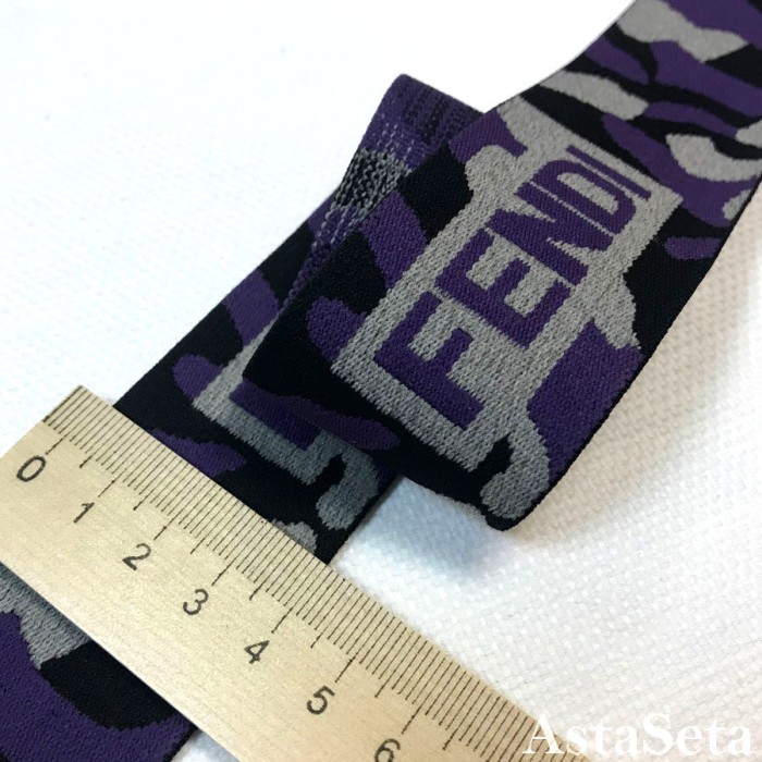 Резинка фиолетовая FENDI 4cм