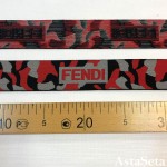 Резинка красно-серая FENDI 4cм