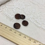 Пуговицы костюмные коричневые 1.5 см