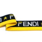 Подвяз желто-черный FENDI