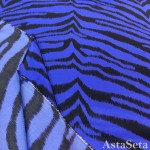 Шелк фиолетовый тигр