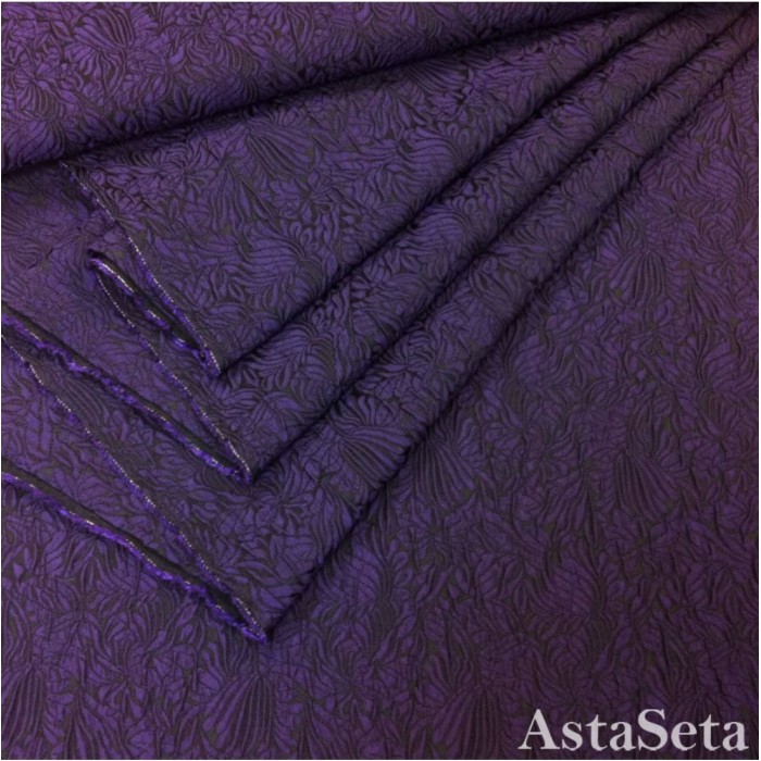 Жаккард темно-фиолетовый