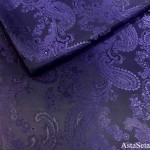 Подклад фиолетовый с пейсли